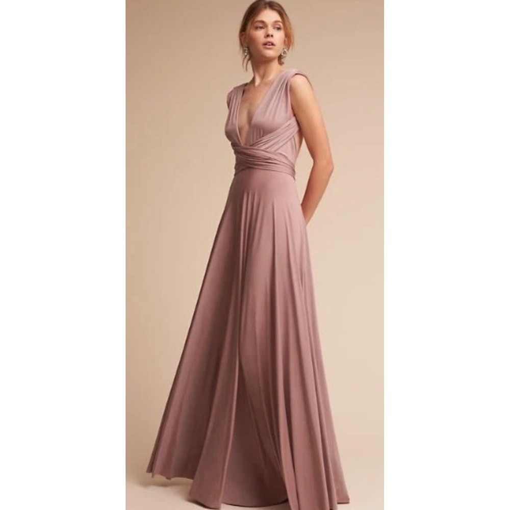 BHLDN x Twobirds Ginger Convertible Maxi Dress Size A‎ (0-12) Multi-Fit
